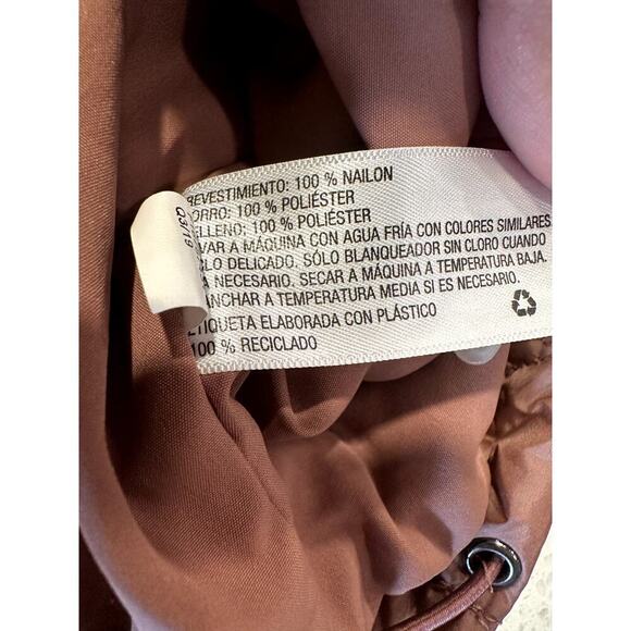 JoyLab Quilted Windbreaker Jacket Water Resistant Dusty Pink Size M - Picture 5 of 8